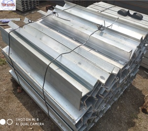 Galvanizado viga EM C DE DO Tipo U Portico EM C izado A quente GI perfil EM Z de Para suporte โซล่าร์ DO Canal EM U - Product Image 4