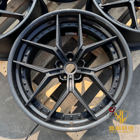 Venta Directa de Fábrica, Juego de 2 Ruedas de Fibra de Carbono Personalizadas de 18 19 20 21 22 Pulgadas, PCD 5x112 5x114.3 5x120 para Autos de Pasajeros