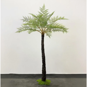 Fougère artificielle unique en pot <span class=keywords><strong>d</strong></span>écoratif, plante <span class=keywords><strong>d</strong></span>'intérieur à faible <span class=keywords><strong>entretien</strong></span>, cadeau pour les amateurs de plantes, pour la <span class=keywords><strong>d</strong></span>écoration de la maison et du bureau, style nordique - Product Image 3