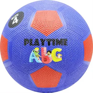 Cheapest rubber football price promotional rubber soccer ball footballs new style soccer ball customized own logo size 4/5