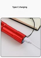 Senter Mini Multifungsi Berbahan Aluminium Alloy, Dapat Diisi Ulang via USB, Logo Gratis, Lampu LED Portabel