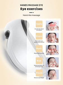 Masajeador de ojos para aliviar la migraña, ayuda a dormir, relajarse con dispositivo inalámbrico de música para el cuidado de los ojos - Product Image 6