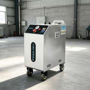 Machine <span class=keywords><strong>de</strong></span> sablage à glace sèche avec <span class=keywords><strong>kit</strong></span> <span class=keywords><strong>de</strong></span> buses ergonomiques réduit la fatigue <span class=keywords><strong>de</strong></span> l'opérateur lors du nettoyage des plafonds et des conduits. - Product Image 5