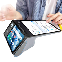Terminal de point de vente portable Android 14.0 à double écran Z108S, écran tactile 8 pouces, connectivité Bluetooth USB, NFC, mémoire 4 Go + 64 Go