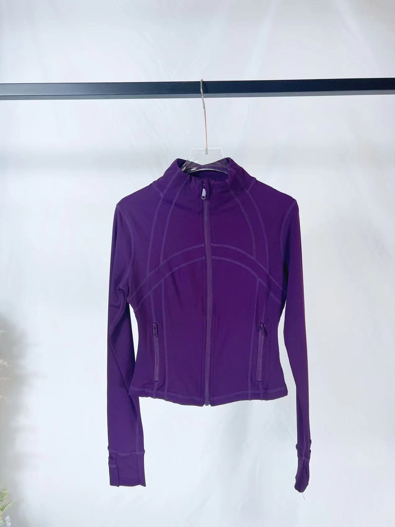 6197-clove purple short jacket