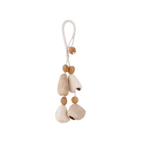 Fanmu Fruit Schelp Rammelaar Natuurlijke Fruit Schelp Handgeslingerde Fruit Tas Hangertje Sleutelhanger Fabriek Groothandel Maatwerk