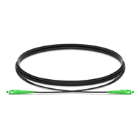 Kabel Fiber Drop Panjang Sesuai Pesanan 1 Fiber SC APC ke SC APC Single Mode (OS2) LSZH 2.0 X 5.0mm