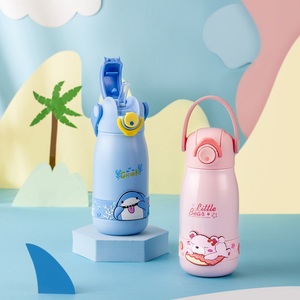 <span class=keywords><strong>Bouteille</strong></span> d'eau PINKAH 15oz nouveau design avec logo personnalisé <span class=keywords><strong>bouteille</strong></span> pour enfants sans BPA avec paille pour enfants - Product Image 3