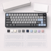 Teclado Mecánico Inalámbrico Tri-Modo Personalizable con Retroiluminación RGB, Perilla Giratoria, Conexión 2.4G, Cableado, Logotipo OEM, Embalaje