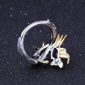 Anillo de Plata 925 con Incrustaciones de Piedras Preciosas, Serie en Stock, Estilo Vintage, Elegante, Venta Directa de Fábrica - Product Image 3