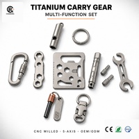 Porte-clés en métal EDC, outil multifonction, ouvre-bouteille, taille carte de crédit, acier inoxydable, porte-clés de survie, camping en plein air