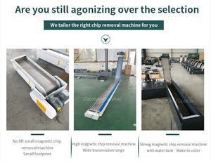 Máquina personalizada da remoção do <span class=keywords><strong>Swarf</strong></span> dos transportadores de chip para o transportador magnético raspador de chip - Product Image 3