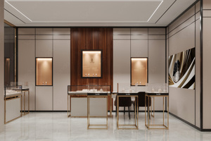 Sundo xem cửa hàng thiết kế truy cập hiện đại phong cách tối giản cửa hàng đồng hồ nội thất bán lẻ thương hiệu đồng hồ cửa hàng thiết kế - Product Image 5