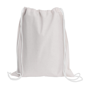 Promotion Customized Design Logo Cotton Drawstring Bag <b>Canvas</b> Sports Drawstring <b>Backpack</b> String <b>Backpack</b> for Gym Shopper Grocery - Product Image 3