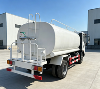 Camion-citerne à eau diesel d'occasion Sinotruk Howo de 10 000 litres en aluminium/acier au carbone, camion-citerne arroseuse 4x2 à vendre