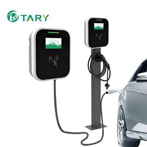 Sıcak satış 7kW/22kW/11kW çift tabanca duvara monte şarj istasyonları yeni elektrikli araba elektrikli araç şarjı Type1 tipi 2 GBT 7kW 11kW 22kW - Product Image 2