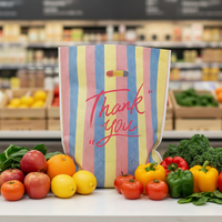 Herbruikbare gepersonaliseerde tassen, op maat gemaakte pp geweven tassen, plastic gelamineerde pp geweven boodschappentassen, kleding- en fruitverpakkingen