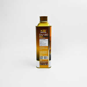 Boîte métallique oblongue de 1L avec couvercle à vis pour huile moteur, conteneur vide pour huile lubrifiante, impression personnalisée possible. - Product Image 4
