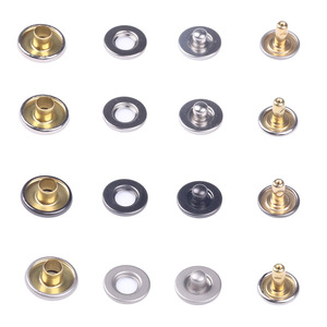 Metal Magnetic Eyelet Buttons Round Shank Plating For Clothing Coats Handbags Zhejiang China Factory Direct - Product Image 2
