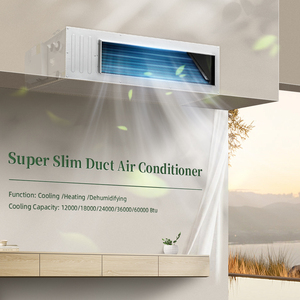 Climatiseur encastré super fin pour commerces/bureaux 24000 BTU à vitesse fixe R410A 220V/50Hz T1 Refroidissement uniquement pour halls d'hôtels - Product Image 2