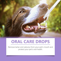 Gouttes en gros avec lécithine et chlorophylle pour l'hygiène buccale des chats
