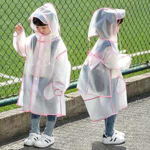 Vêtement de pluie pour enfants en gros, imperméable, doux, en <span class=keywords><strong>EVA</strong></span>, veste de pluie adorable pour filles, pour le camping, les voyages, la pluie - Product Image 5
