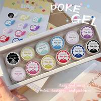 VENDEENI Colle à ongles Poke Gel pour Nail Art Design 12 couleurs Crackle Magic Glue New Crack Gel Polish OEM Private Label Adhesive Gel
