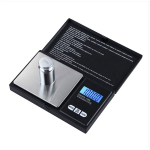 Mini balance électronique numérique de poche dorée, bijoux électroniques, de poche, 0.01G à 100G/200/500G - Product Image 2