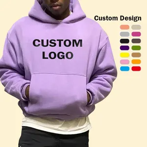 Blank Hoodies High Quality Sweatshirt Hoodies Men Custom Logo 100% Cotton Mens Hoodie With Custom Logo
