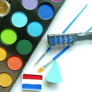 Set <span class=keywords><strong>de</strong></span> Pintura Corporal Fácil <span class=keywords><strong>de</strong></span> Limpiar para Niños <span class=keywords><strong>de</strong></span> <span class=keywords><strong>Amazon</strong></span>, Materiales Pintados a Mano para Fiestas con Peine para el Cabello - Product Image 1