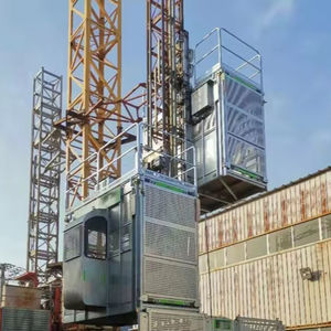 ลิฟต์ก่อสร้าง SC270แบรนด์ชั้นนำพร้อมผู้โดยสารและลิฟต์บรรทุกสินค้าที่มีส่วนประกอบหลักรวมถึงมอเตอร์และเกียร์สำหรับขาย - Product Image 1