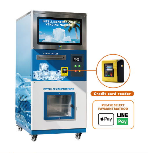 Ice Cube Vending Supplier Outdoor Self-Service Smart Ice Vending Machines