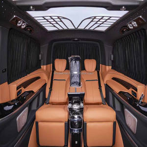 Siège de voiture modifié Vito Classe V avec repose-jambes Réfrigérateur <span class=keywords><strong>Bureau</strong></span> Board pour Mercedes Benz Classe V Vito Metris W447 W448 - Product Image 5