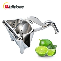 Handmatige multifunctionele fruitpers met drukvat, kern van roestvrij staal, voor het persen van fruit en groenten.