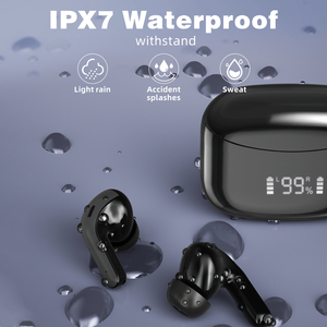 2024 prezzo di fabbrica di alta qualità X15Waterproof senza fili auricolari <span class=keywords><strong>Touch</strong></span> Control TWS In-Ear gioco earphonper Sport nero - Product Image 3