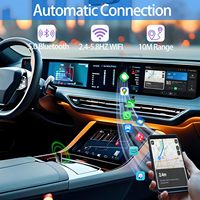 Venta al por mayor Carplay inalámbrico con cable a Carplay inalámbrico convierte Plug and Play conectar adaptador de juego de coche dongle rápido caja inteligente