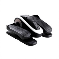 Mini tapis de marche elliptique noir, appareil de fitness compact pour la maison