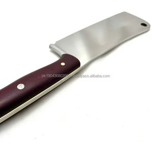 Cuchillo de carnicero de chef de acero de Damasco ecológico más vendido con mango de palisandro directo de fábrica para picar carne - Product Image 1