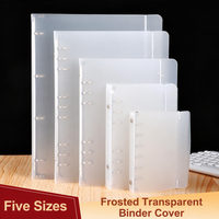 Anpassbares Mattes Loseblatt-Notizbuch Logo Abnehmbarer Ringbinder Ordner PP B5/A5/B4 Größen 9-Loch 6-Loch