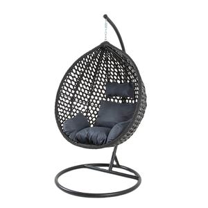 Moderno <span class=keywords><strong>giardino</strong></span> uovo sedia <span class=keywords><strong>da</strong></span> esterno monoposto appeso amaca sedia interna vimini Rattan Patio altalene con supporto - Product Image 1