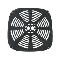 Cuisinière à air chaud à poignée rotative, panier unique, nouveau design 2025, 8 à 10 L, écran tactile numérique, fenêtre de visualisation, surface en acier inoxydable, cuisson rapide
