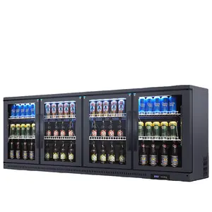 Commercial Bar Counter Wine Refrigerated Beverage Display Cooler Standing Showcase Freezer