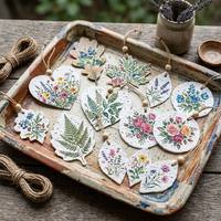 Étiquettes rondes en papier grainé avec cordon |   Étiquettes florales biodégradables plantables |   Étiquettes pour cadeaux de mariage et cadeaux de jardin