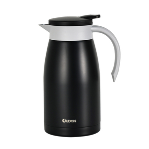 <span class=keywords><strong>OUDON</strong></span> 0.6L Thermos à café isotherme en acier inoxydable avec poignées, design moderne et luxueux, portable pour voyage et usage domestique, compatible eau bouillante - Product Image 1