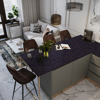 Comptoir de cuisine en quartz moderne à prix d'usine, dalle de quartz pour comptoirs de cuisine
