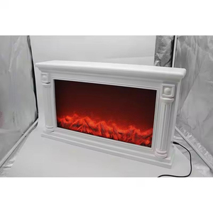 Panneau d'insertion pour foyer en plastique noir avec fentes de ventilation et trous de fixation - Product Image 4