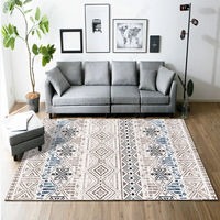 Tapis de jeu moderne rectangulaire en polyester tufté à l'ordinateur avec imprimé animal 3D, motif boutons de console de jeu, paillasson antidérapant pour gamer