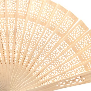 Abanico de Madera con Aroma a Sándalo Chino para Decoración de Bodas - Product Image 3