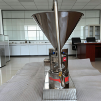 Industriële molen van roestvrij staal voor cashew-, pistache- en pindakaas; notenbotermachine