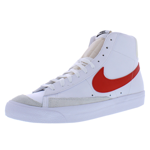 สำหรับ Nike เบลเซอร์ชายและหญิงรองเท้า MID '77 VNTG สีขาว/สีแดง picante/กะทิขนาด10-สไตล์การเดินที่ทันสมัย - Product Image 1